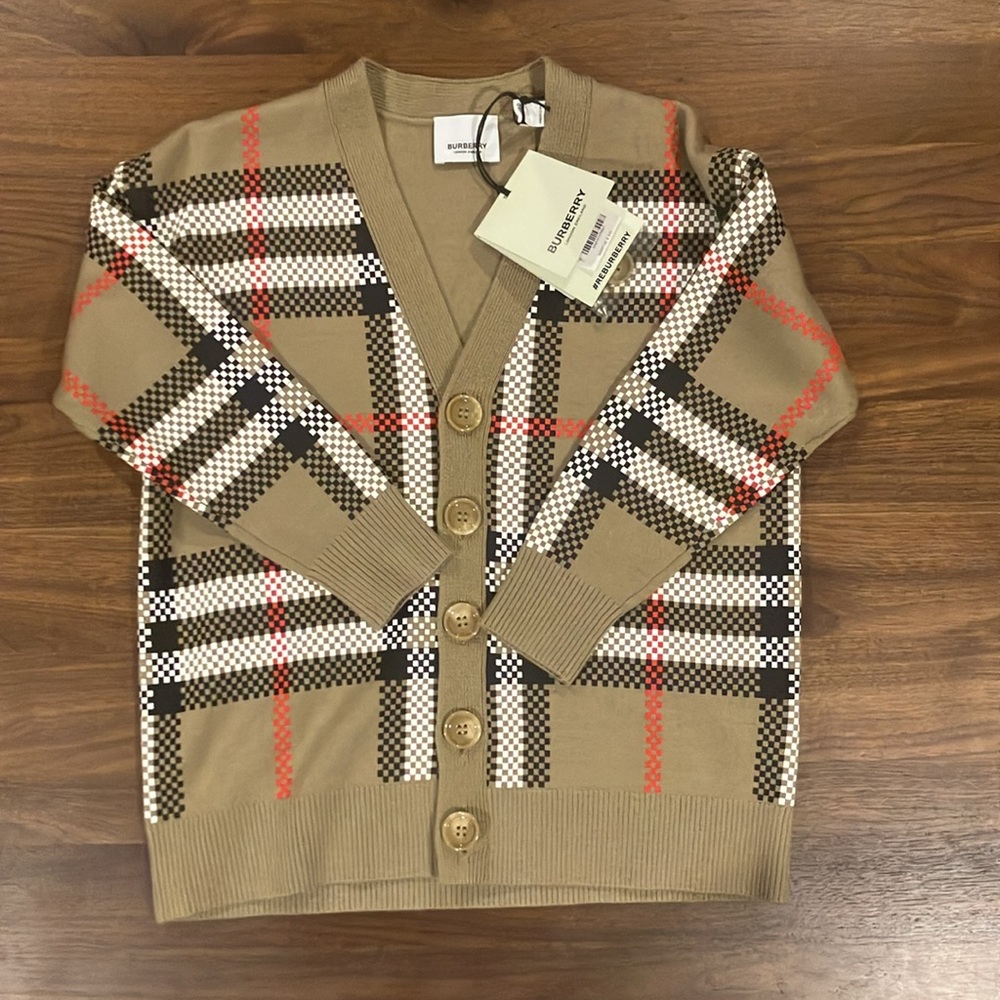 NWT Burberry London Cardigan Size 6Y - Picture 5 of 9